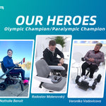 Some Olympic and Paralympic Champions speak highly of Robooter : The Ultimate in Comfort and Mobility