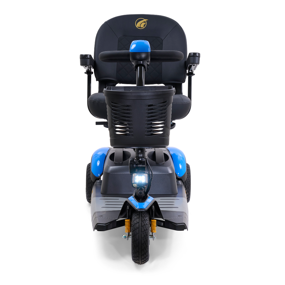 Golden GB118 BuzzAround EX 3-Wheel Long Range Travel Scooter - Blue front