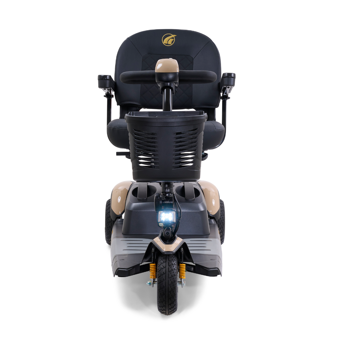 Golden GB118 BuzzAround EX 3-Wheel Long Range Travel Scooter - Desert Tan front