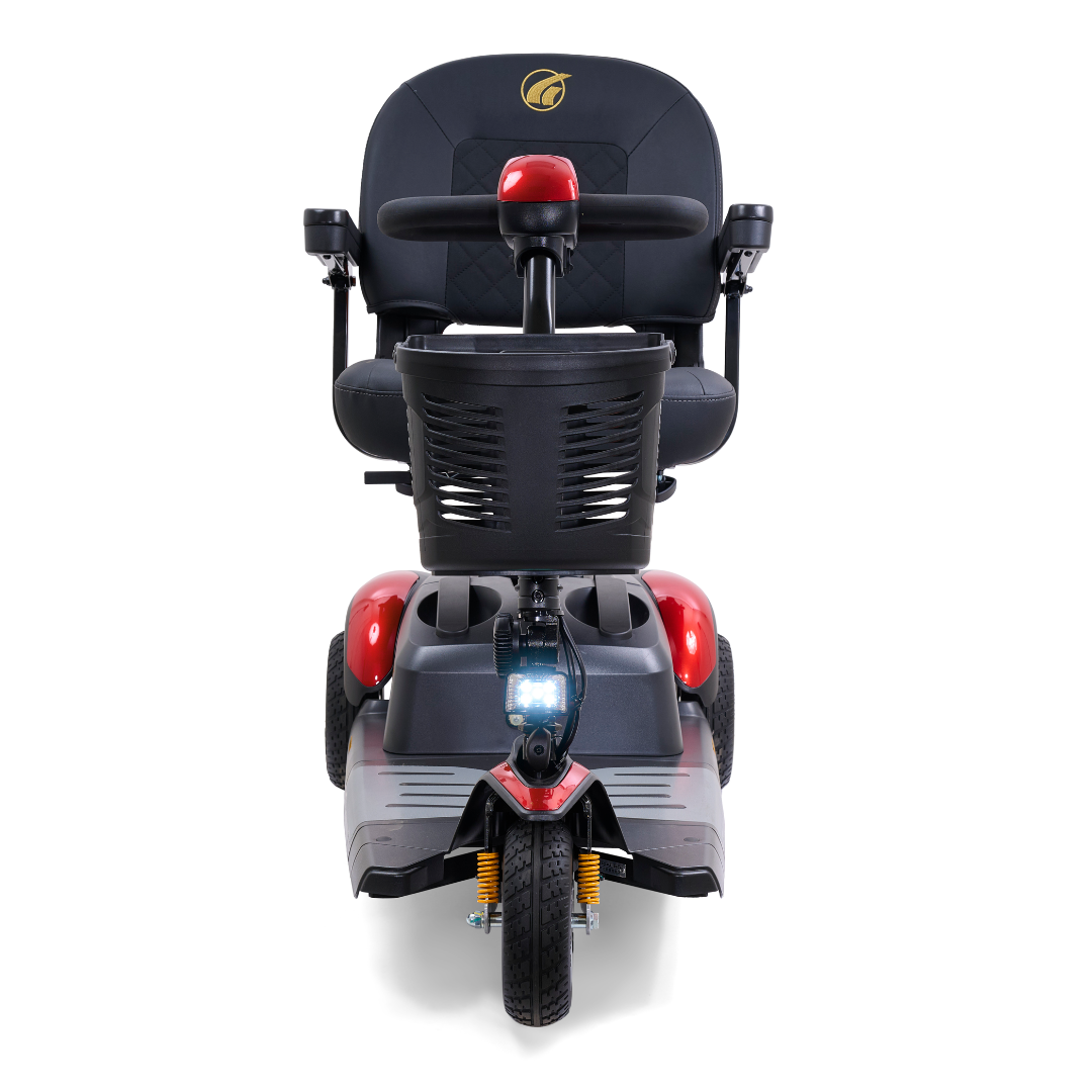 Golden GB118 BuzzAround EX 3-Wheel Long Range Travel Scooter - Red front