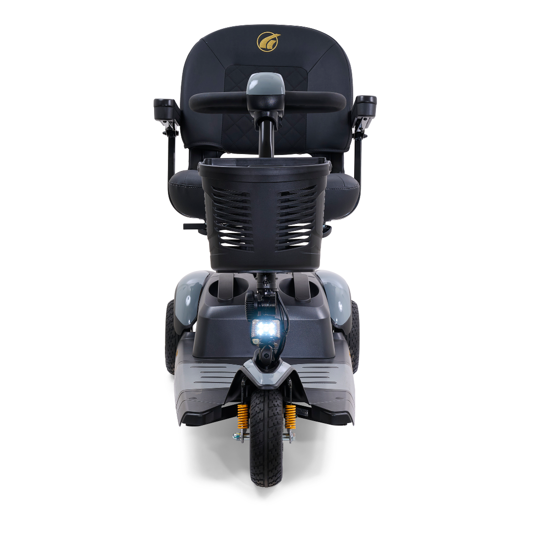 Golden GB118 BuzzAround EX 3-Wheel Long Range Travel Scooter - Stone Grey front