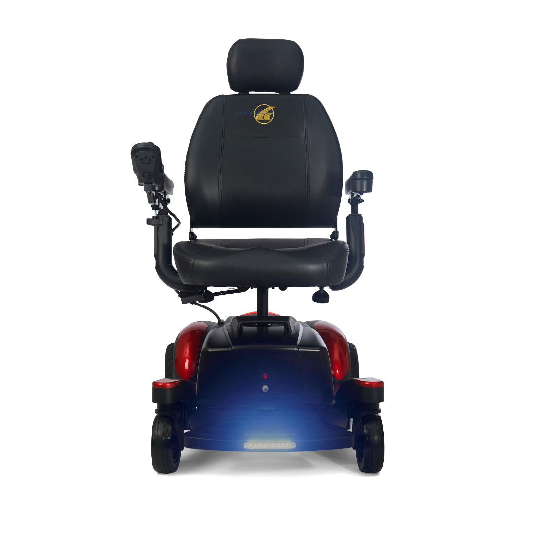 Golden Tech Buzzabout Compact Power Wheelchair with Front LED Sensor - Front