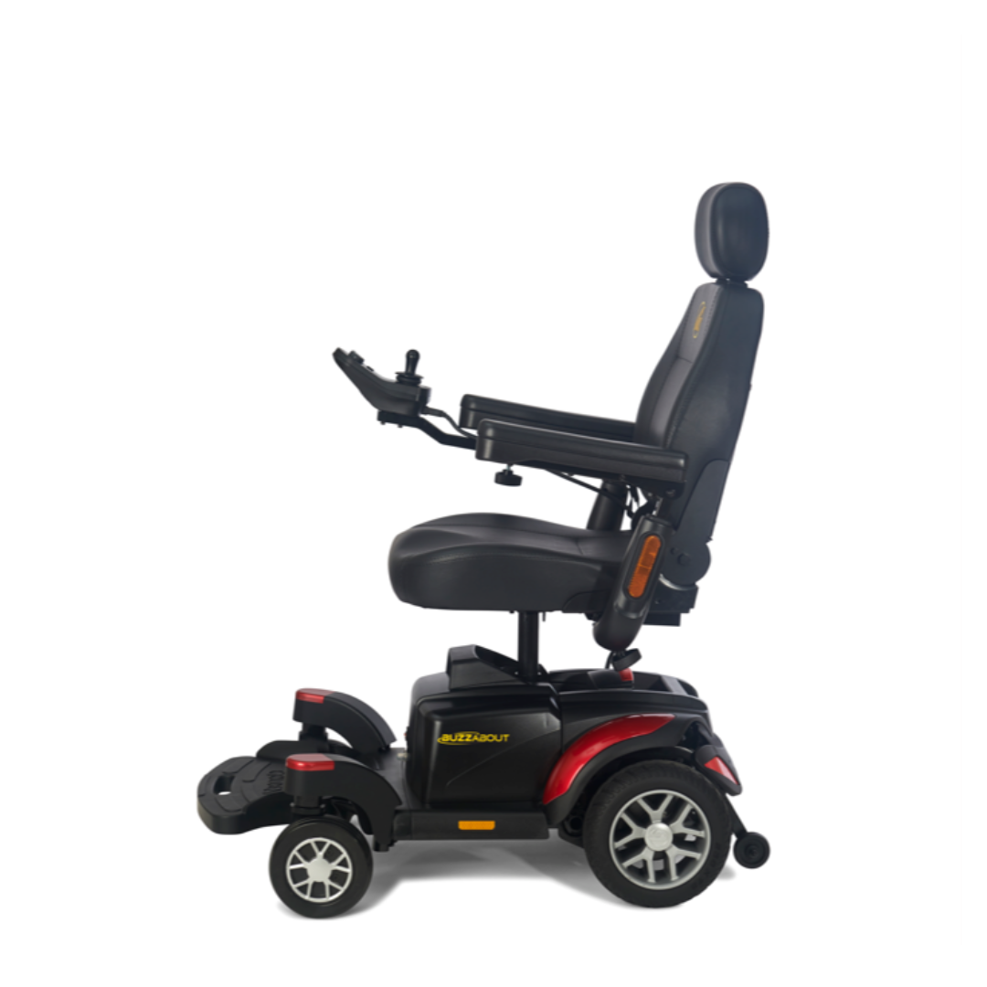 Golden Tech Buzzabout Compact Power Wheelchair with Front LED Sensor - Left