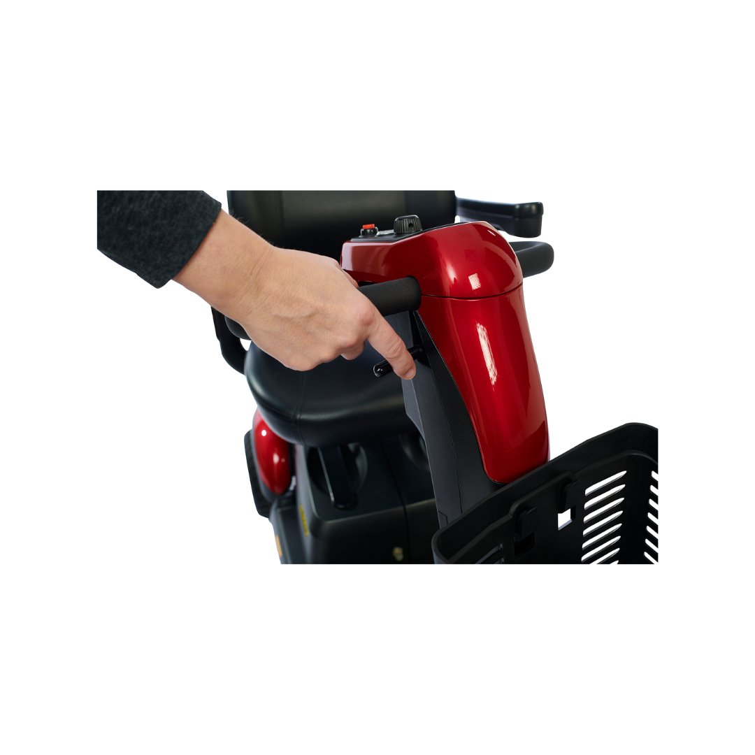 Golden Tech Buzzaround LX - Luxury 3 Wheel Portable Mobility Scooter - Steering