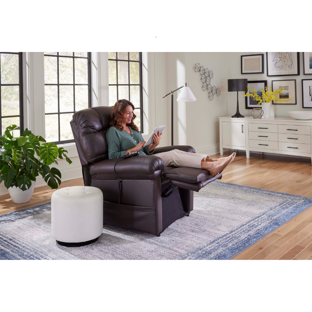 Golden Tech MaxiComfort Cloud Twilight Assisted Lift Reclining Chairs - being used indoor
