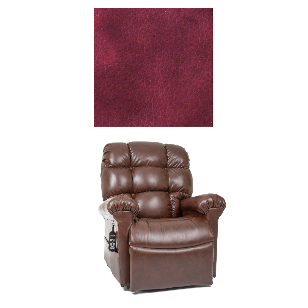 Golden Tech MaxiComfort Cloud Twilight Assisted Lift Reclining Chairs - Geranium