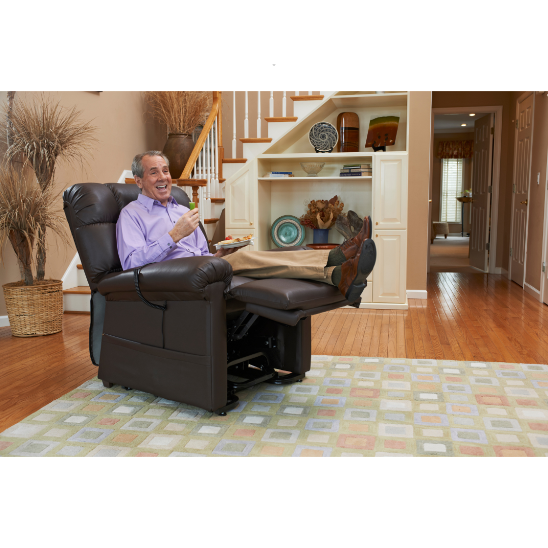 Golden Tech MaxiComfort Cloud Twilight Assisted Lift Reclining Chairs - being used indoor
