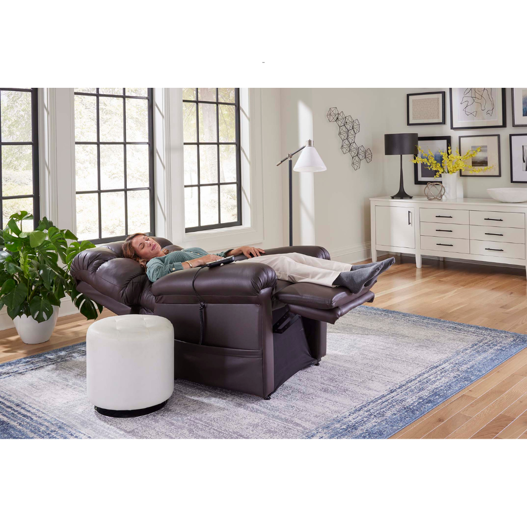 Golden Tech MaxiComfort Cloud Twilight Assisted Lift Reclining Chairs - on recline position