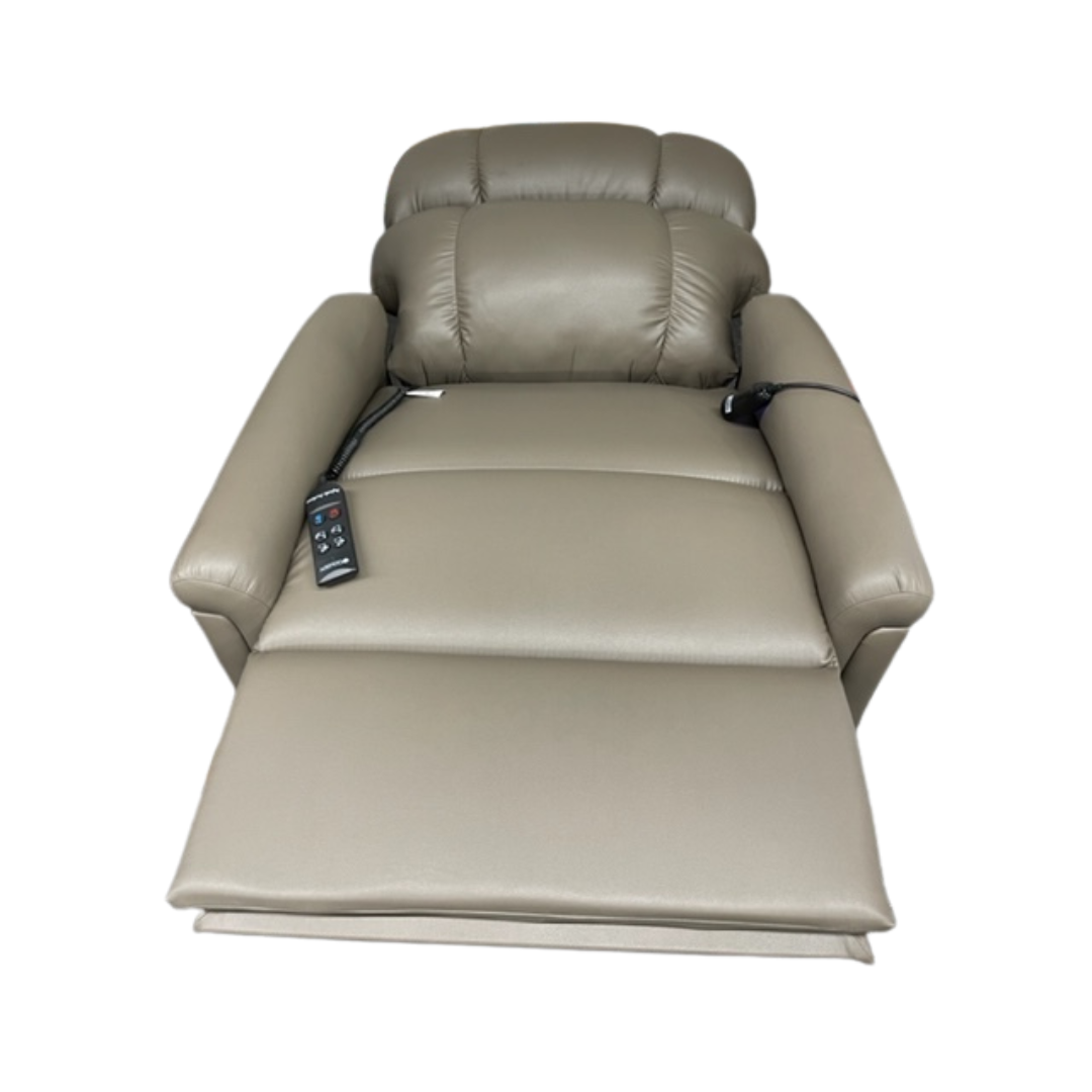 Golden Tech PR535 MaxiComforter Power Lift Recliners - Small & Medium - Iron in reclined position