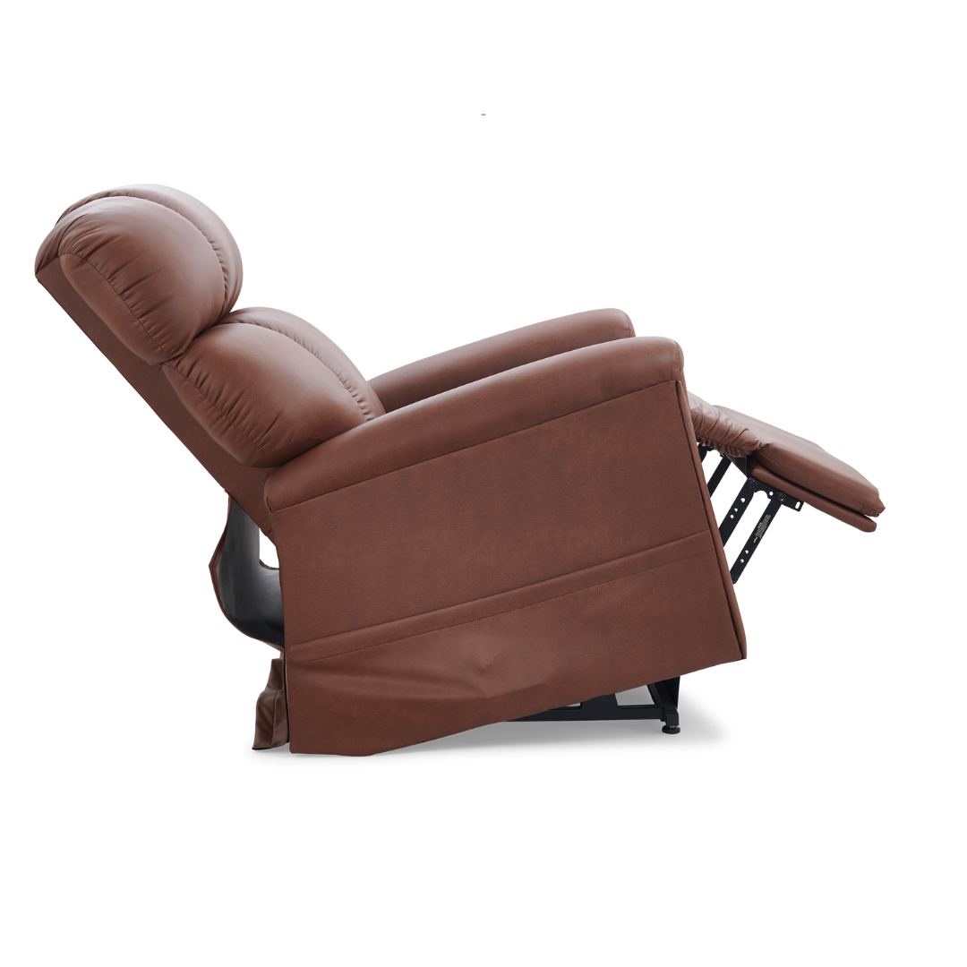 Golden Tech PR545 Recliner with Assisted Lift - Twilight & MaxiComfort Positioning - Bridle in reclined position