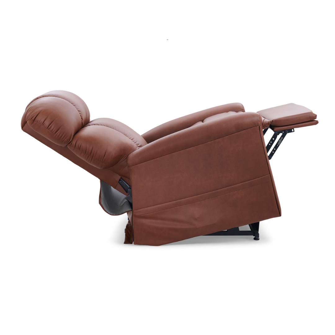 Golden Tech PR545 Recliner with Assisted Lift - Twilight & MaxiComfort Positioning - Bridle in reclining position