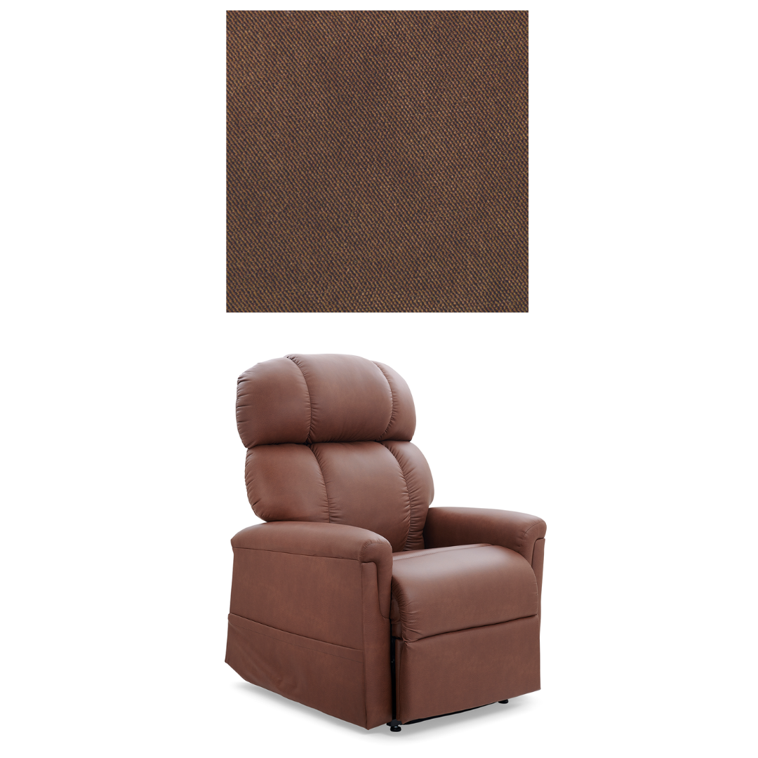 Golden Tech PR545 Recliner with Assisted Lift - Twilight & MaxiComfort Positioning - Hazelnut