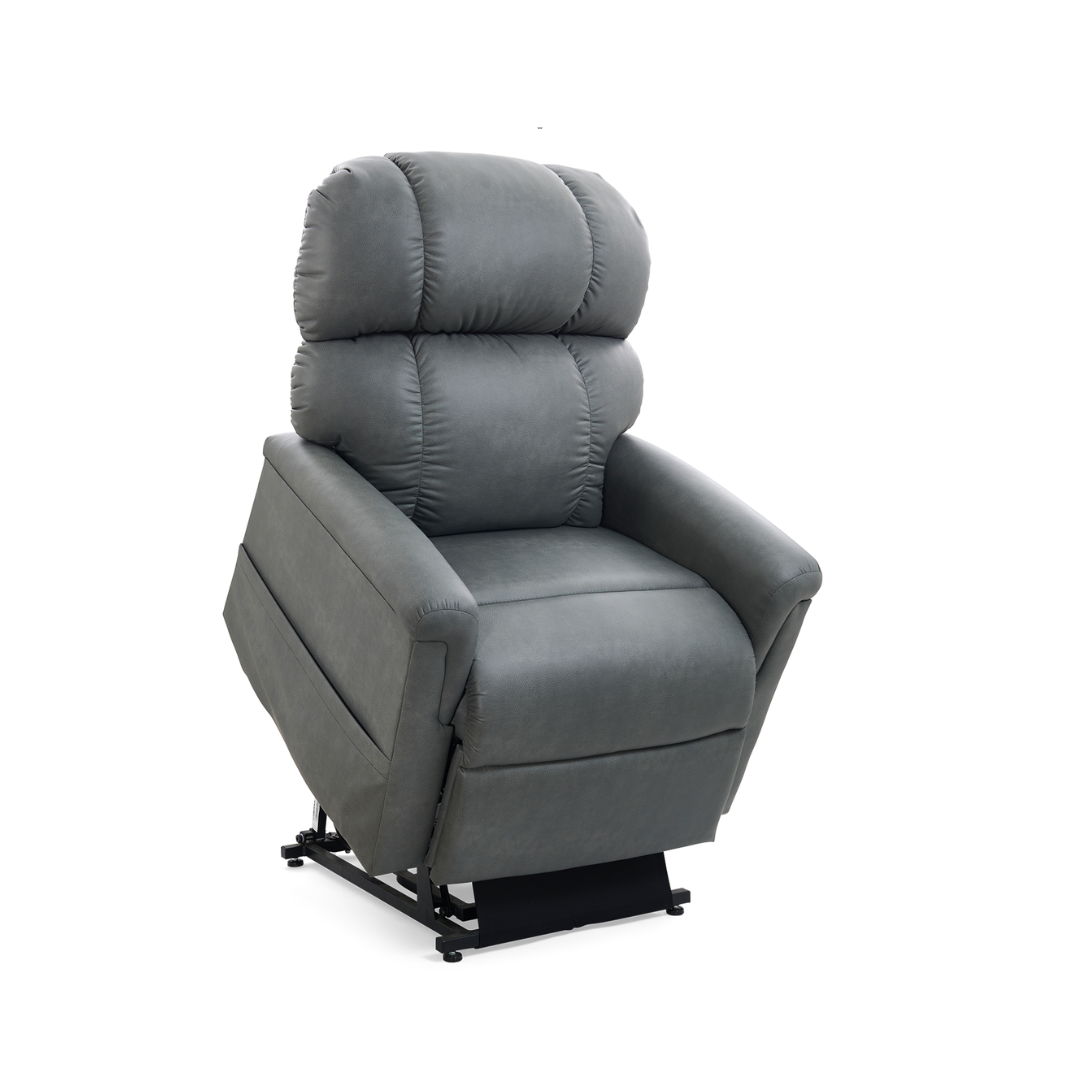 Golden Tech PR545 Recliner with Assisted Lift - Twilight & MaxiComfort Positioning - Iron in lifted position