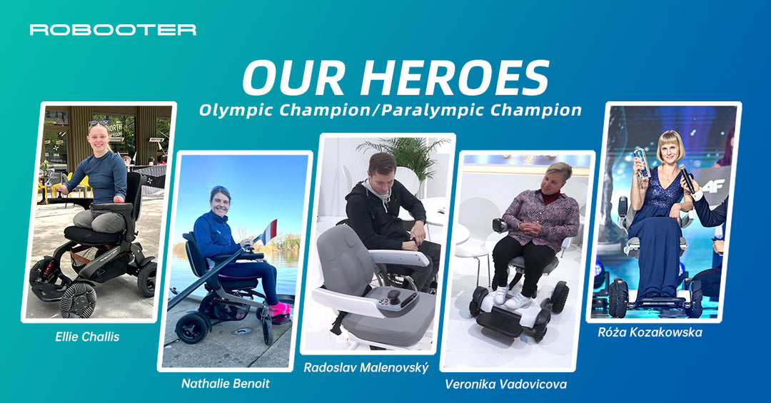 Some Olympic and Paralympic Champions speak highly of Robooter : The Ultimate in Comfort and Mobility