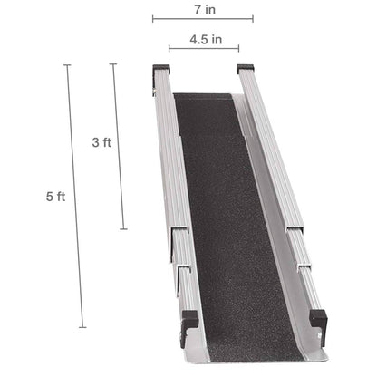 Retractable Lightweight Portable Powerchair Ramp - Robooter X40 & E60