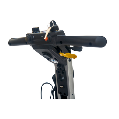 Golden Buzzaround Carry-On Folding Airline Approved Travel Scooter - Steering