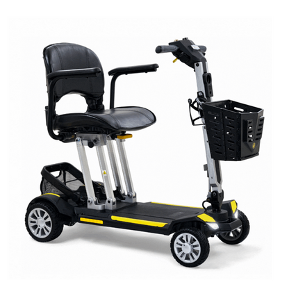 Golden Buzzaround Carry-On Folding Airline Approved Travel Scooter - Yellow