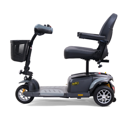 Golden GB118 BuzzAround EX 3-Wheel Long Range Travel Scooter - Stone Grey left
