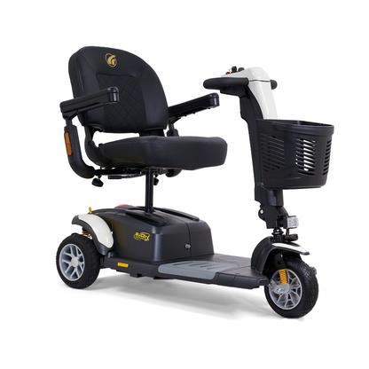 Golden Tech Buzzaround LX - Luxury 3 Wheel Portable Mobility Scooter - White right