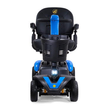 Golden Tech Buzzaround LX Extreme Luxury Full Size Travel Mobility Scooter - 4 Wheel - Blue front
