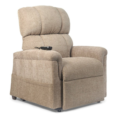 Golden Tech PR535 MaxiComforter Power Lift Recliners - Large & Tall - Sandstorm in seated front right