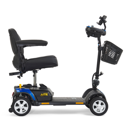 Golden Technologies Buzzaround XL 4-Wheel Long Range Mobility Scooter - Blue right