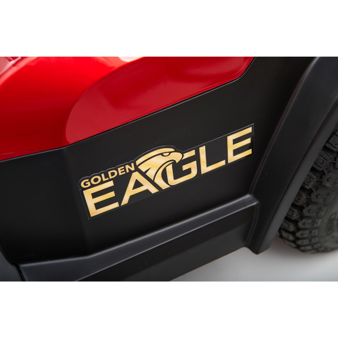 Golden Technologies Heavy Duty Golden Eagle Mobility Scooter - branding attached to body